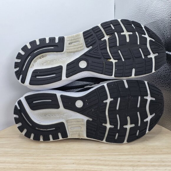Brooks 120407-090 Women's Ghost 16 Size 8 WIDE Black/Grey/White Athletic Shoes - Picture 8 of 9